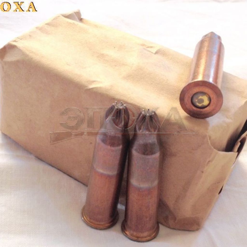 Пачка армейских холостых патронов 7.62х54